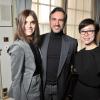 Exclusif - Carine Roitfeld, Fabio Mancone et Lee Young Hee au Déjeuner Samsung X Carine Roitfeld, (déjeuner avec comme thème technologie et monde de la mode), à Paris le 1 mars 2014 -