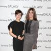 Exclusif - Carine Roitfeld et Lee Young Hee, Vice présidente éxécutive de Samsung, au déjeuner Samsung X Carine Roitfeld, (déjeuner avec comme thème technologie et monde de la mode), à Paris le 1 mars 2014 -