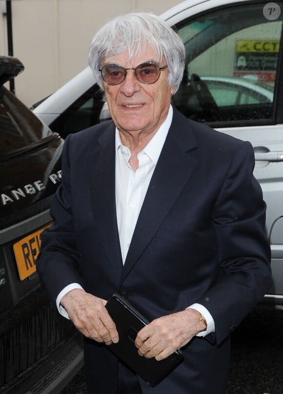 Exclusif - Bernie Ecclestone au restaurant Scallini à Londres le 06 février 2014