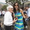 Bernie Ecclestone et Fabiana Flosi lors du Grand Prix de Monaco le 27 mai 2012