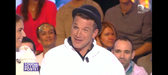 Benjamin Castaldi, sur le plateau de Touche pas à mon poste, le mardi 4 mars 2014.