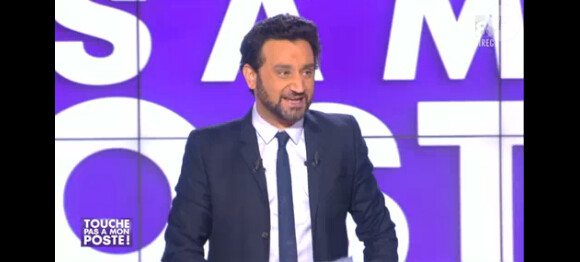 Cyril Hanouna, sur le plateau de Touche pas à mon poste, le mardi 4 mars 2014.