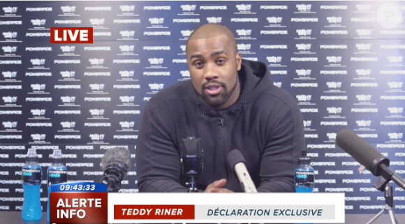 Teddy Riner annonce qu'il participera aux Jeux olympiques de Sotchi, catégorie saut à ski !