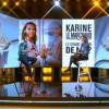 La belle Karine Le Marchand dans "Le Tube" sur Canal +, samedi 8 mars 2014.