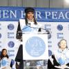 Naomi Campbell participe à la marche contre les violences faites aux femmes, à New York, le vendredi 7 mars 2014.