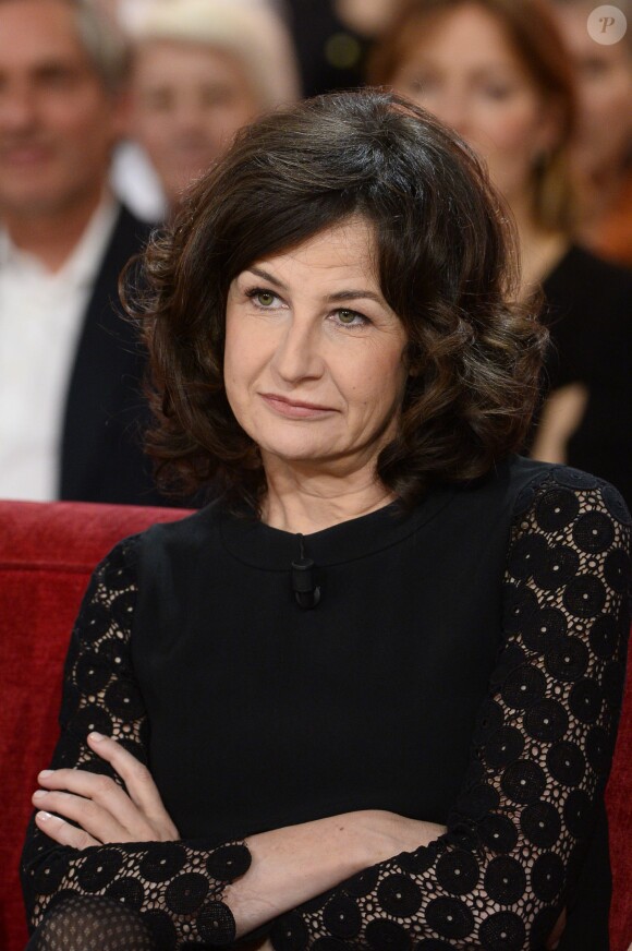 Valérie Lemercier lors de l'émission "Vivement dimanche" du 2 février 2014