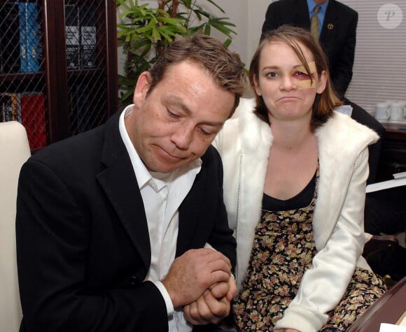 Griffin O'Neal et sa bien-aimée Joanna Berry à Beverly Hills le 7 février 2007