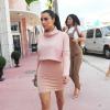 Les soeurs Kim, Kourtney, Khloe Kardashian et Kylie Jenner font du shopping à Miami, le 12 mars 2014.