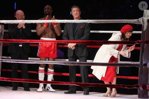 Sylvester Stallone lors de la première de la comédie musicale "Rocky" à Broadway (New York), le 13 mars 2014.