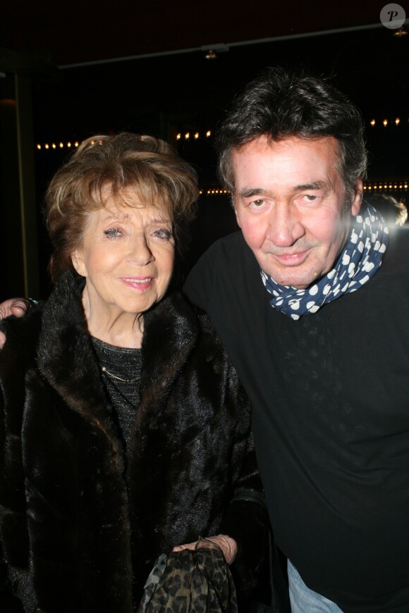 Marthe Mercadier et Pascal Danel au Casino de Paris le 10 janvier 2014.