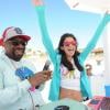 DJ Irie et Sara Sampaio animent la Spring Break Beach Party de Victoria's Secret PINK Nation, sur une plage de Destin en Floride. Le 13 mars 2014.
