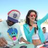 DJ Irie et Sara Sampaio animent la Spring Break Beach Party de Victoria's Secret PINK Nation, sur une plage de Destin en Floride. Le 13 mars 2014.