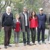 Tim Robbins, Mélanie Thierry, Fernando Leon, Olga Kurylenko, Benicio Del Toro et Fedja Stukan lors du photocall du film A perfect day à Madrid, le 14 mars 2014.