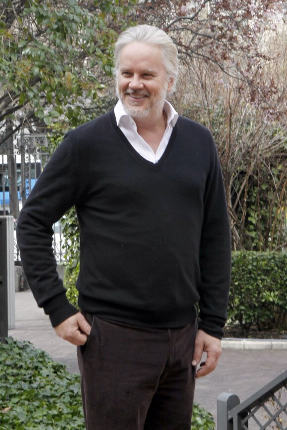 Tim Robbins lors du photocall du film A perfect day à Madrid, le 14 mars 2014.