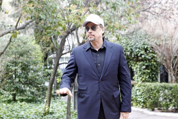 Benicio Del Toro lors du photocall du film A perfect day à Madrid, le 14 mars 2014.