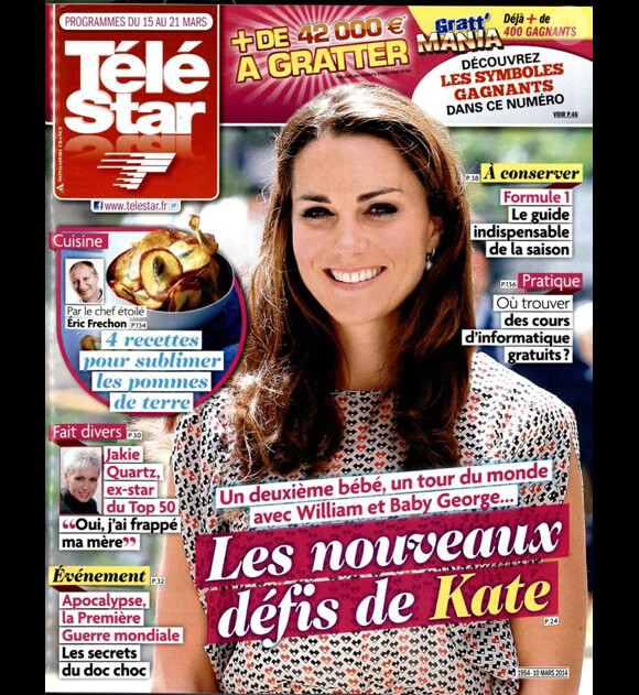 Télé Star, mars 2014.