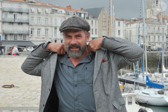 Philippe Torreton pose pour le photocall du téléfilm ' Intimes Convictions ' durant le 15e Festival de la Fiction Tv de La Rochelle, France le 12 septembre 2013.