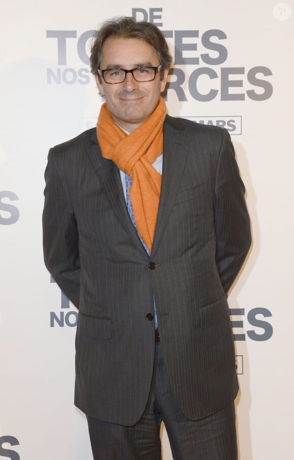 Jean Van de Velde lors de l'avant-première du film "De Toutes Nos Forces" au Gaumont Opéra à Paris, le 17 mars 2014