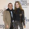 Cyrielle Clair et son mari Michel Corbière lors de l'avant-première du film "De Toutes Nos Forces" au Gaumont Opéra à Paris, le 17 mars 2014