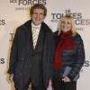 Gérard Leclerc, et son épouse Julie lors de l'avant-première du film "De Toutes Nos Forces" au Gaumont Opéra à Paris, le 17 mars 2014