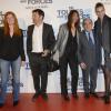 Jean Gachassin (2e en partant de la droite) lors de l'avant-première du film "De Toutes Nos Forces" au Gaumont Opéra à Paris, le 17 mars 2014