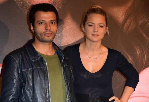 Virginie Efira et Mabrouk El Mechri lors de l'avant-première du film Situation amoureuse : C'est compliqué à Paris, le 17 mars 2014