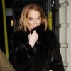 Lindsay Lohan au restaurant "La Bodega Negra" à Londres. Le 18 janvier 2014