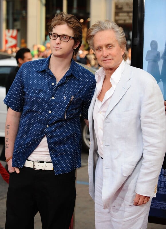 Michael Douglas et son fils Cameron à Los Angeles le 27 avril 2009