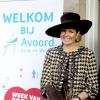 La reine Maxima des Pays-Bas visite une maison de retraite à Etten-Leur le 11 mars 2014 pour lancer la Semaine de la Santé.