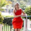 La reine Maxima des Pays-Bas à Lima au Pérou le 7 mars 2014 lors de sa visite officielle.