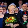 La princesse Beatrix des Pays-Bas à La Haye lors d'une représentation spéciale le 14 mars 2014