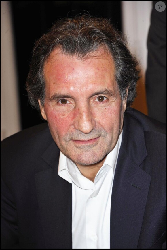 Jean-Jacques Bourdin à la soirée de remise du prix Philippe Caloni, en 2010 à Paris.
