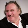Gérard Depardieu à Tournai en Belgique, le 28 janvier 2014.