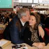 Richard et Cécilia Attias - 34e édition du Salon du livre, Porte de Versailles à Paris le 23 mars 2014.