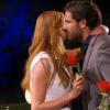 Megghann, heureuse de recevoir sa rose (Bachelor 2014 - épisode 5 diffusé le lundi 24 mars 2014.)