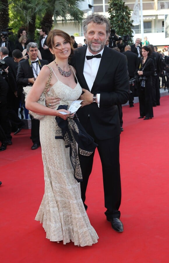 Stéphane Guillon et Muriel Cousin à Cannes en 2012.