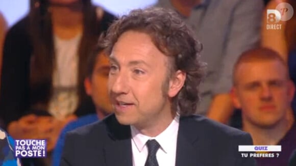 L'animateur Stéphane Bern était l'invité de Cyril Hanouna dans l'émission "Touche pas à mon poste" du 24 mars 2014.