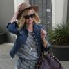 Reese Witherspoon à la sortie de son bureau à Los Angeles, le 20 mars 2014.