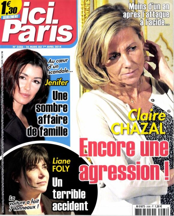 Magazine Ici Paris du 26 mars 2014.