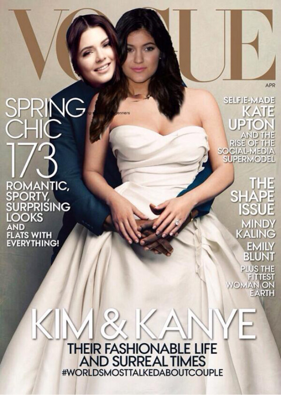Comme Miss Piggy et Seth Rogen, les soeurs Jenner tiennent leur couverture de Vogue !