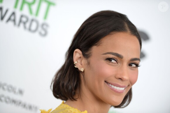 Paula Patton lors de la cérémonie des Film Independent Spirit Awards sur la place de Santa Monica à Los Angeles, le 1er mars 2014