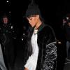 Ce jeudi 27 mars, Rihanna a dîné au restaurant Novikov et poursuivi sa soirée au Tramp, en compagnie du rappeur Drake. Londres, le 27 mars 2014.