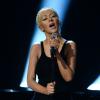 Christina Aguilera lors des American Music Awards à Los Angeles. Le 24 novembre 2013.