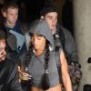 Rihanna arrive à LAX, l'aéroport de Los Angeles, en provenance de Londres. Le 28 mars 2014.