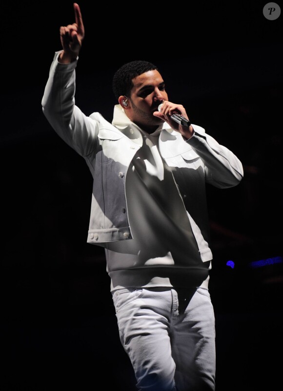 Drake en concert à l'O2 Arena. Londres, le 25 mars 2014.