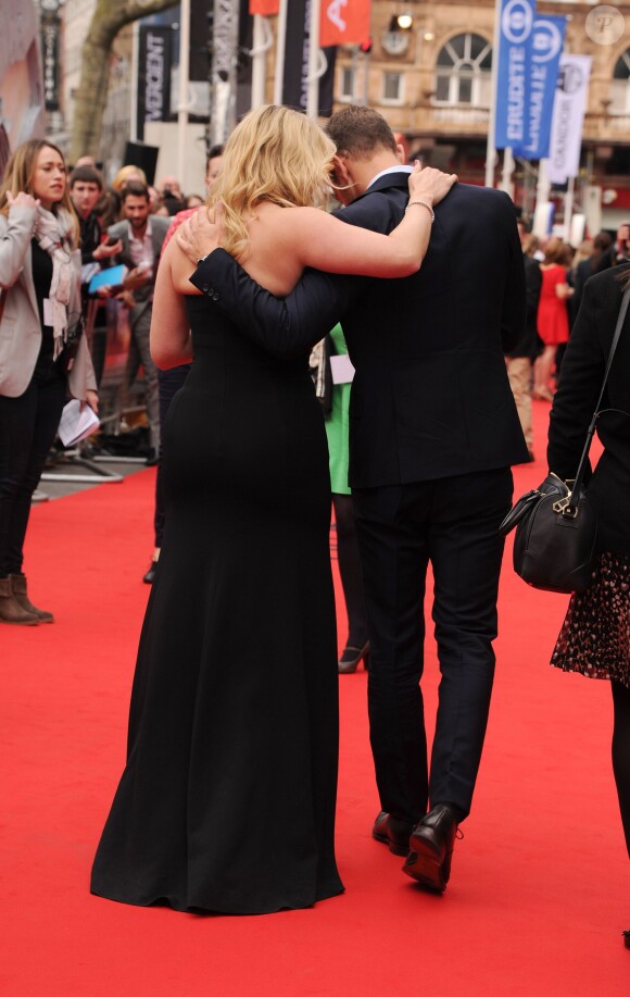 Kate Winslet et Theo James - Première du film "Divergente" à Londres, le 30 mars 2014.  30th March 2014 The 'Divergent' UK film premiere held at the Odeon Leicester Square, London.30/03/2014 - Londres