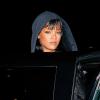 Rihanna quitte le restaurant Giorgio Baldi à Santa Monica. Le 29 mars 2014.