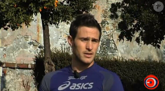 Le footballeur Antonio Floro Flores, en interview pour Genoa Live en 2011.