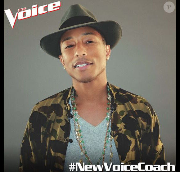 NBC a annoncé l'arrivée de Pharrell Williams dans la 7e saison de The Voice.