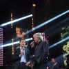 Exclusif - Marc-Olivier Fogiel et Dave - Enregistrement de l'émission du Sidaction 2014, les 24 et 25 mars 2014 au théâtre Mogador à Paris (diffusion le 5 avril 2014 à 20h50 sur France 2).
